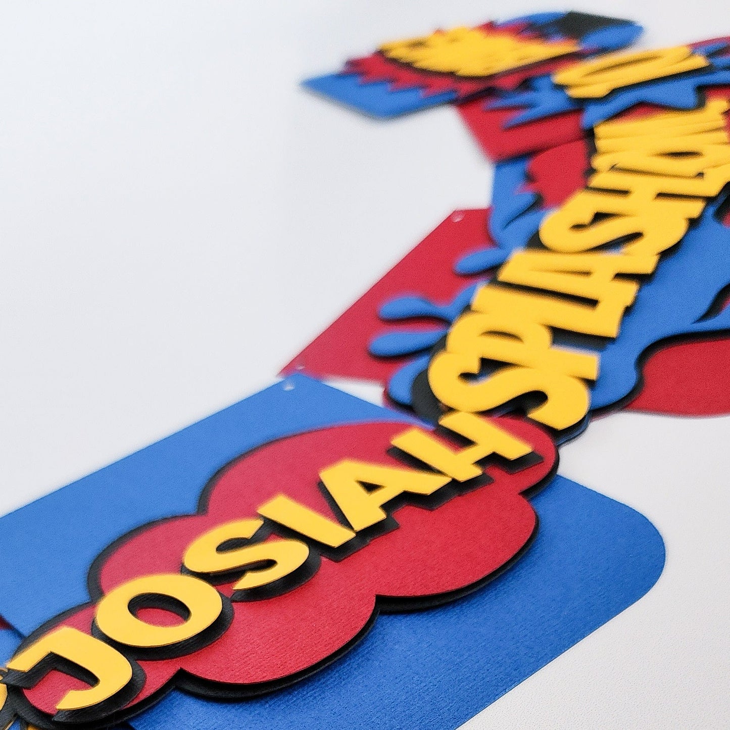 Personalised Comic Superhero Party Banner