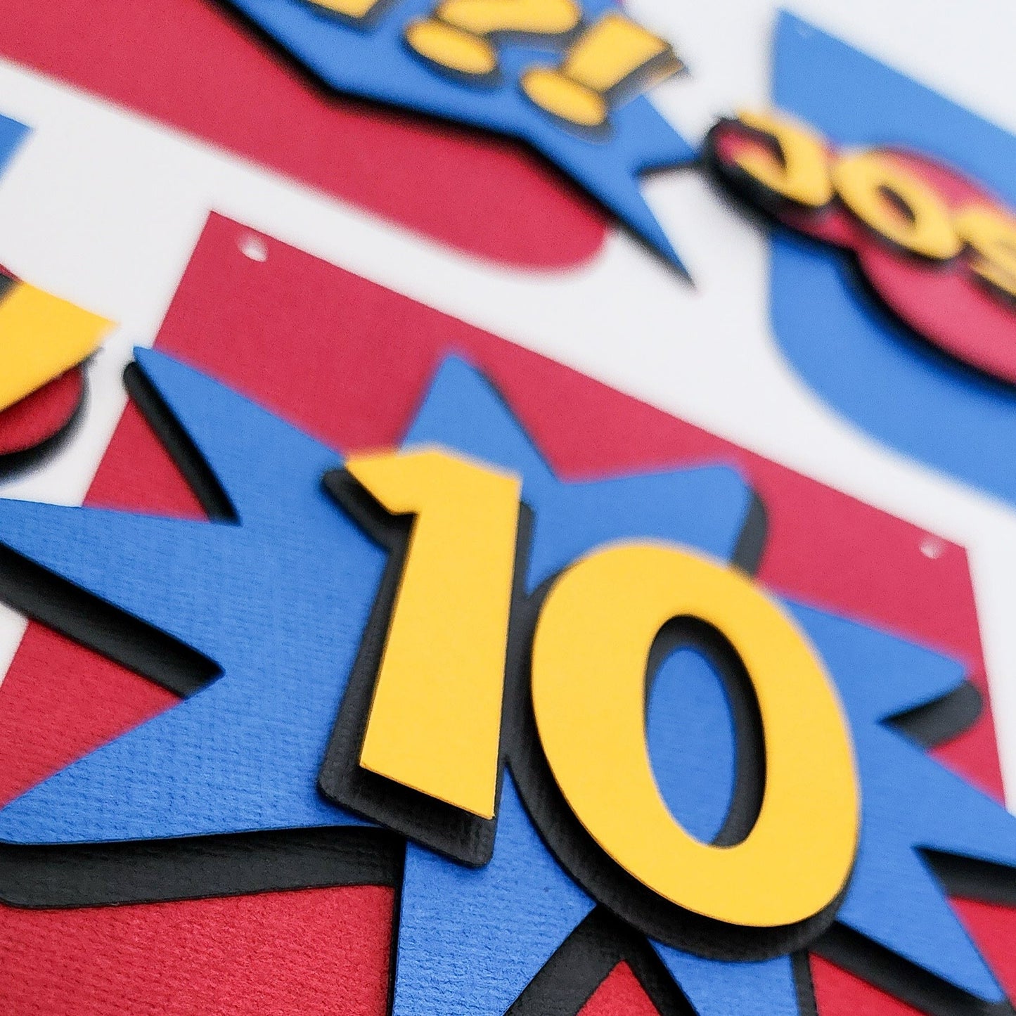 Personalised Comic Superhero Party Banner