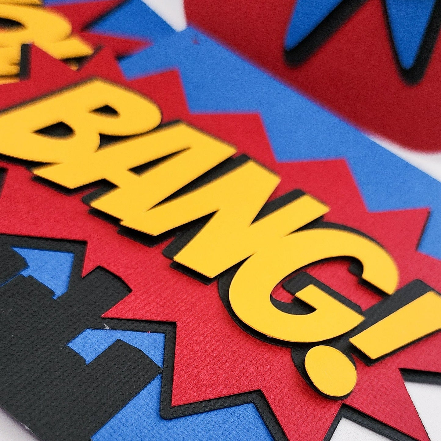 Personalised Comic Superhero Party Banner