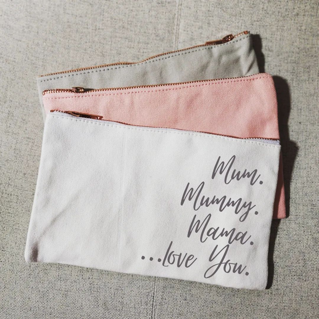 Personalised Waterproof Pouch - Cosmetic Case, Pencil Case, Multi-Use