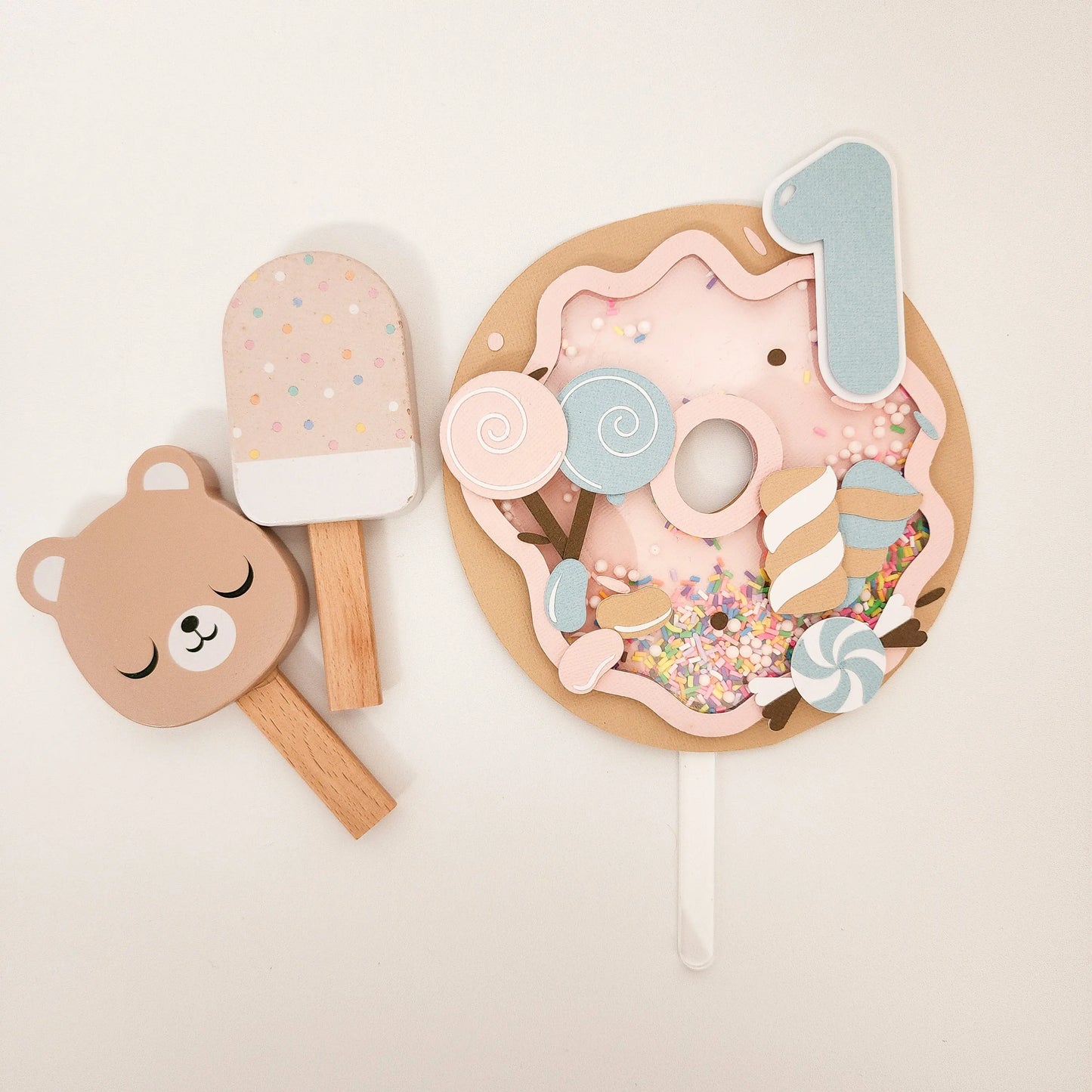 Cake Topper SVG Cricut / Silhouette - Sweet One Cake Topper - Digital File Chalk and Cheese Occasions