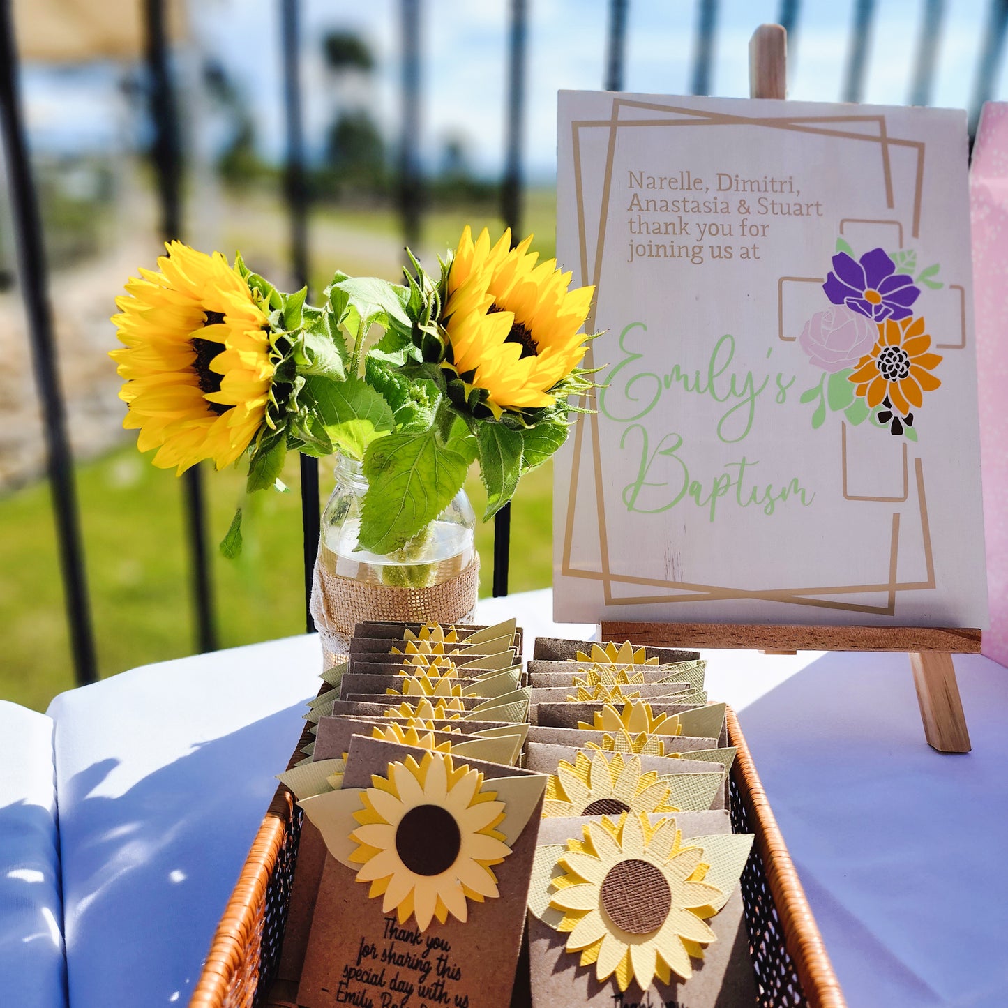 Personalised Seed Packet Party Favours