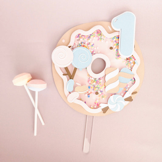 Sweet One Cake Topper for 1 Year Old *Sample Sale*