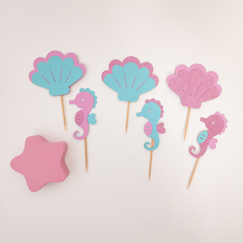 Mermaid Cupcake Toppers