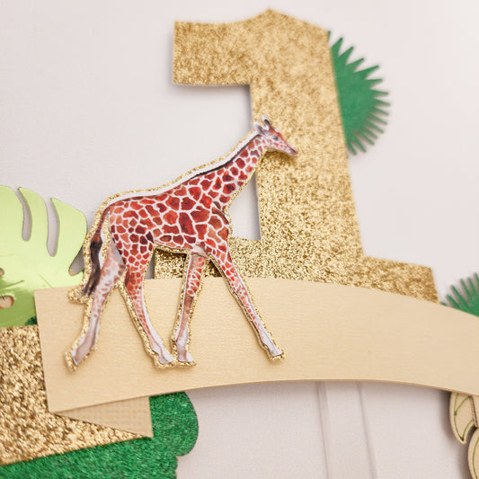 Wild One First Birthday Cake Topper