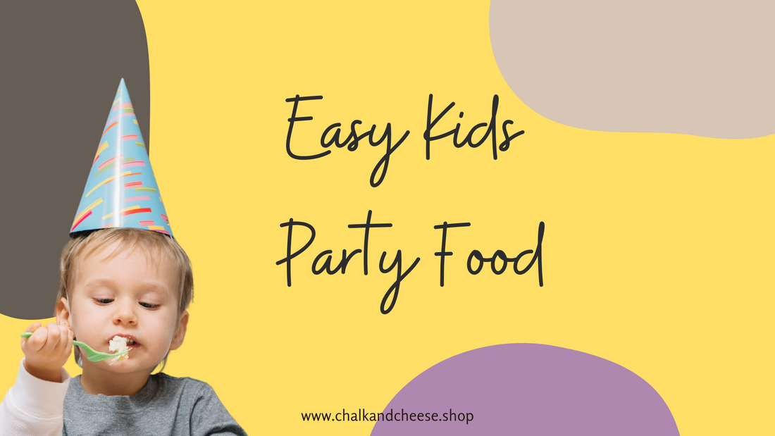 Easy Kids Party Food, keep it simple. Fairy bread, fruit platter, BBQ or Hot Dogs and Veg Sticks and Crackers.