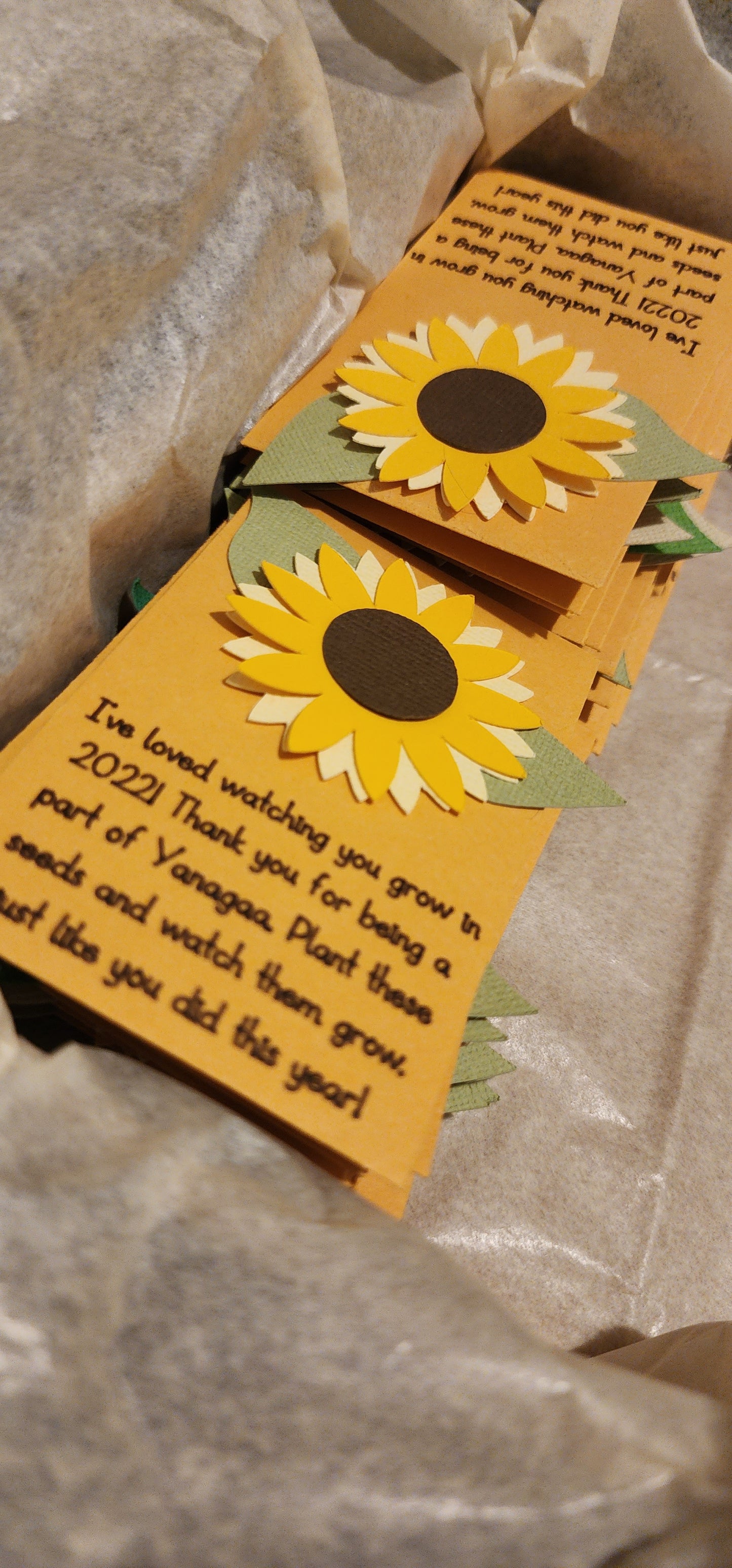 Personalised Seed Packet Party Favours