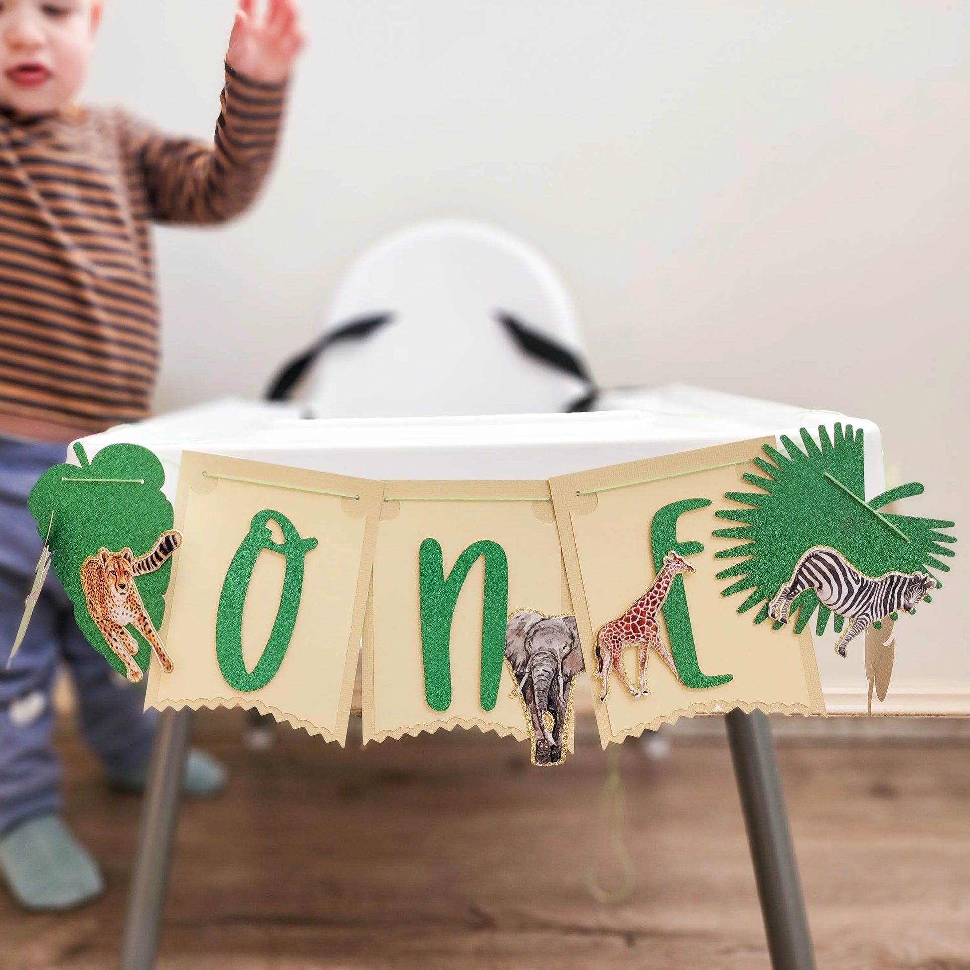*Sample Sale* Wild One High Chair Banner Chalk and Cheese Occasions